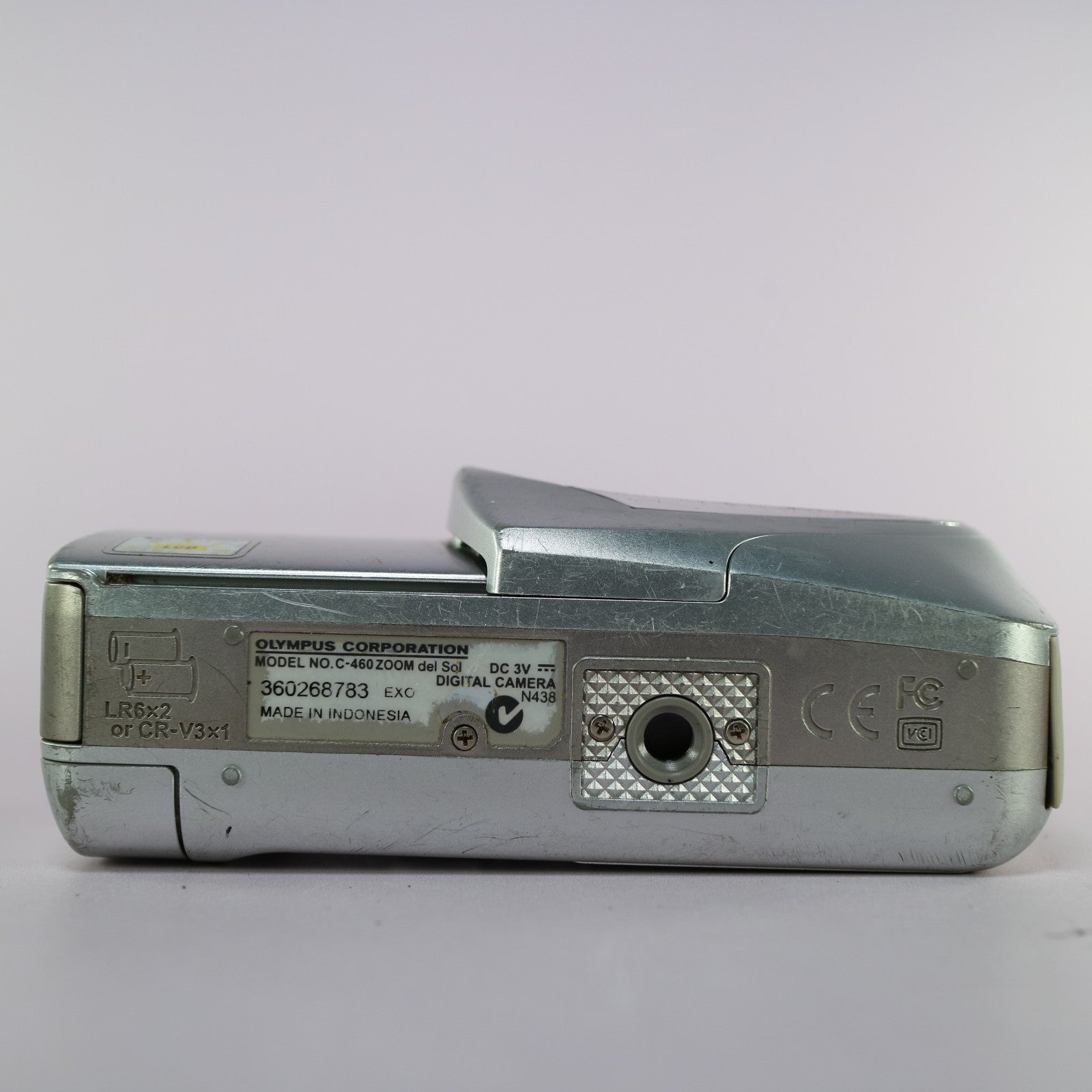Olympus Digital Camera Camedia C-460 Zoom Del Sol 4.0MP Silver Tested W/ xD Card