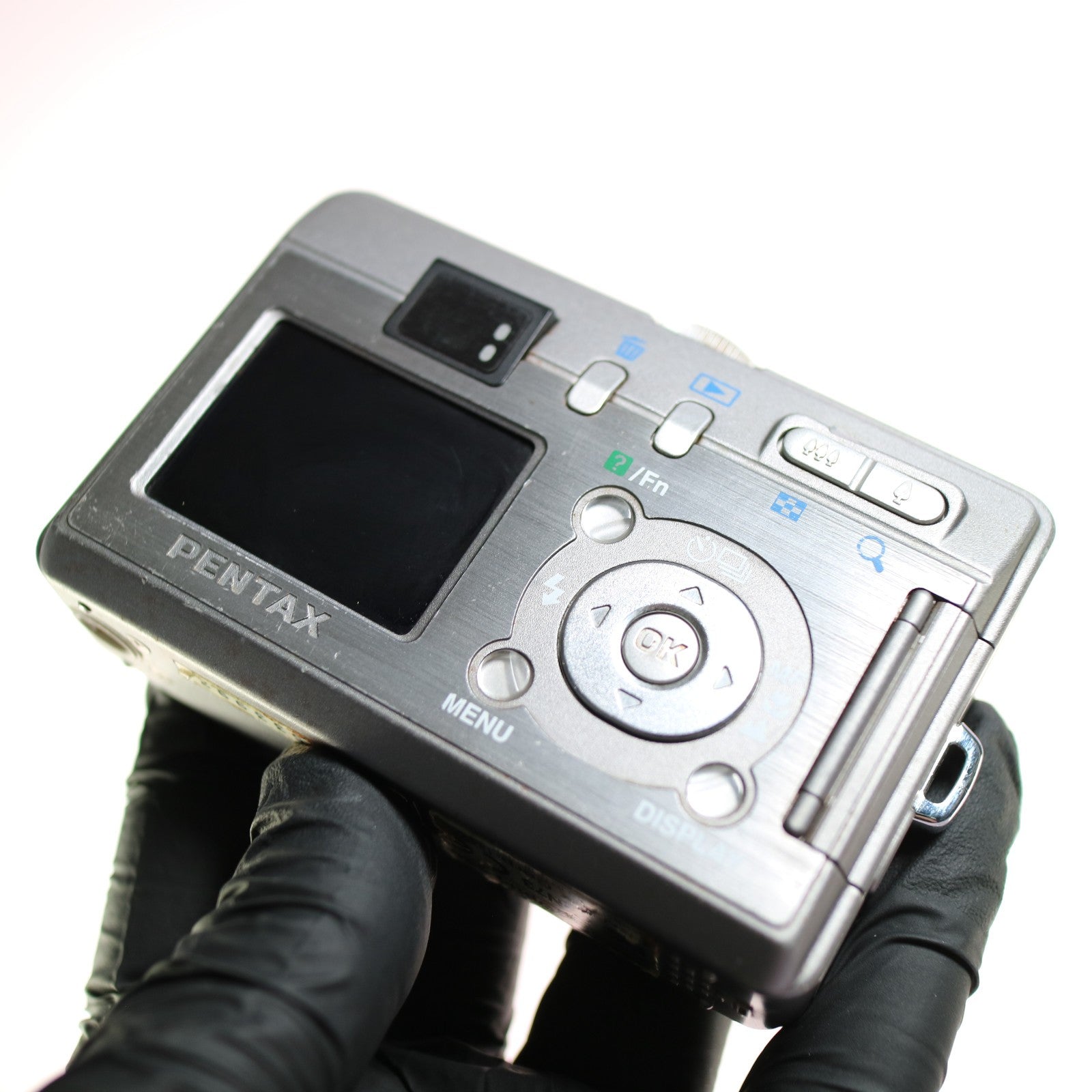 Pentax Optio S30 3.2MP Compact Digital Camera Silver Tested