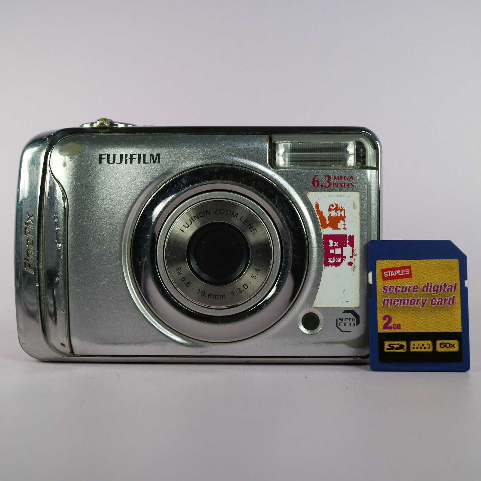 Fujifilm Digital Camera FinePix A610 6.3MP Silver Tested