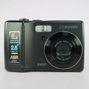 Samsung Digimax S630 6.0MP Compact Digital Camera Black Tested