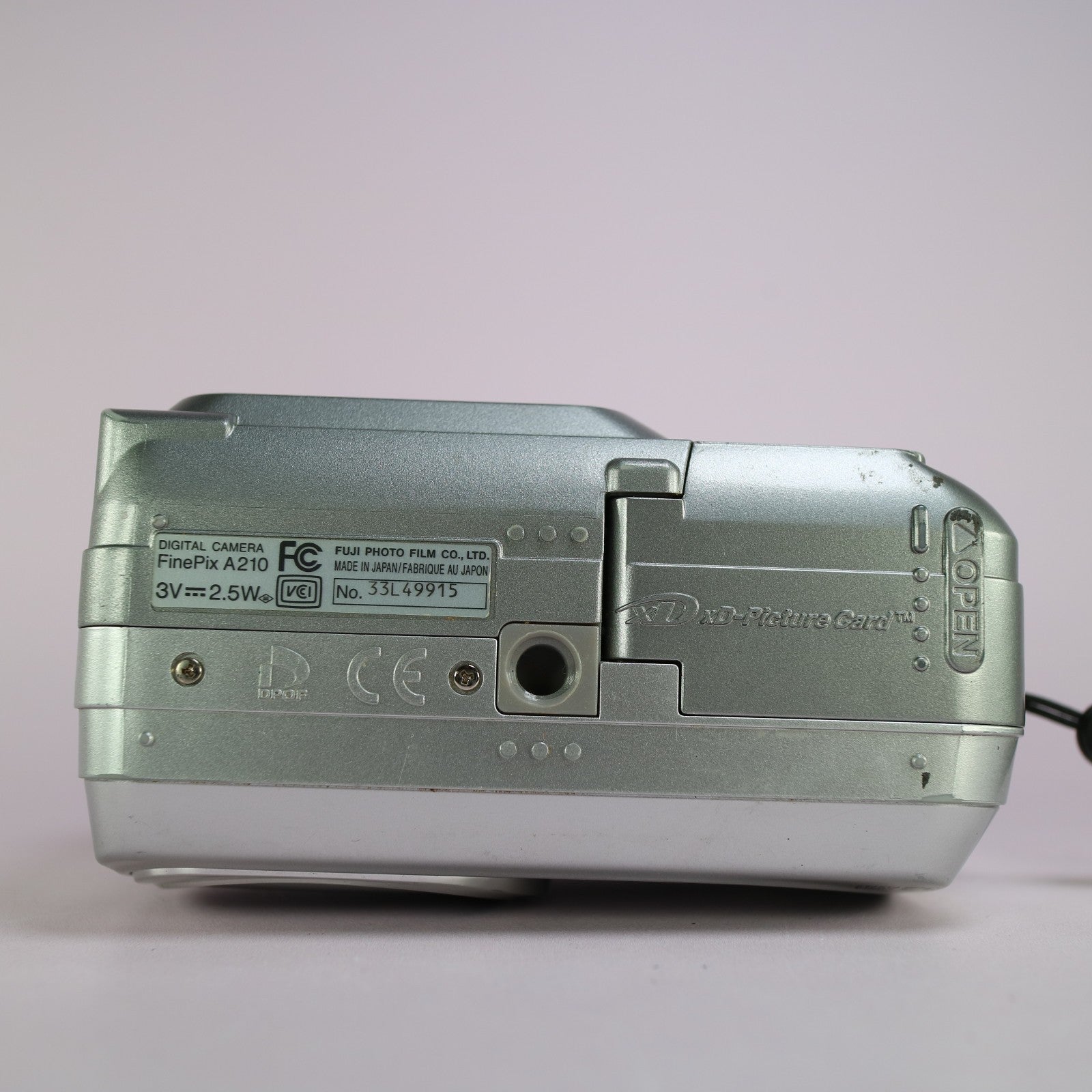 Fujifilm Digital Camera FinePix A210 3.2MP Silver Tested