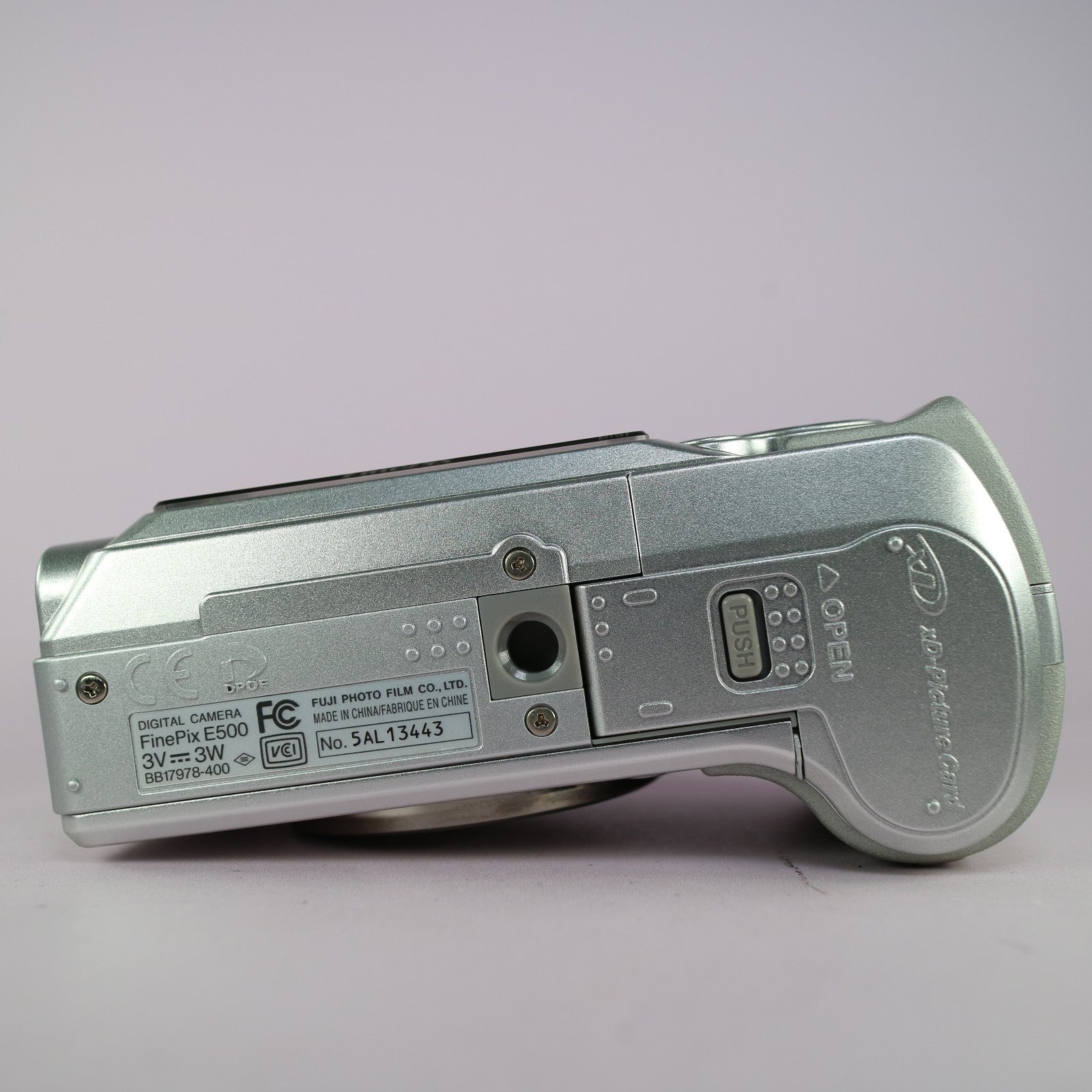 Fujifilm Digital Camera FinePix E500 4.1MP Silver Tested