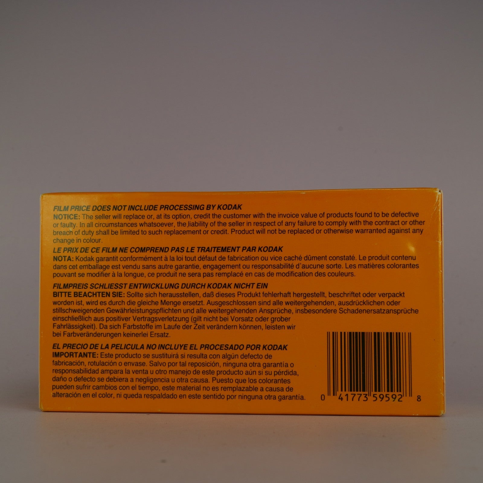 Kodak Professional Vericolor 400 S-VPH Sealed Pro Pack 5x 120 Rolls Exp. 06/94
