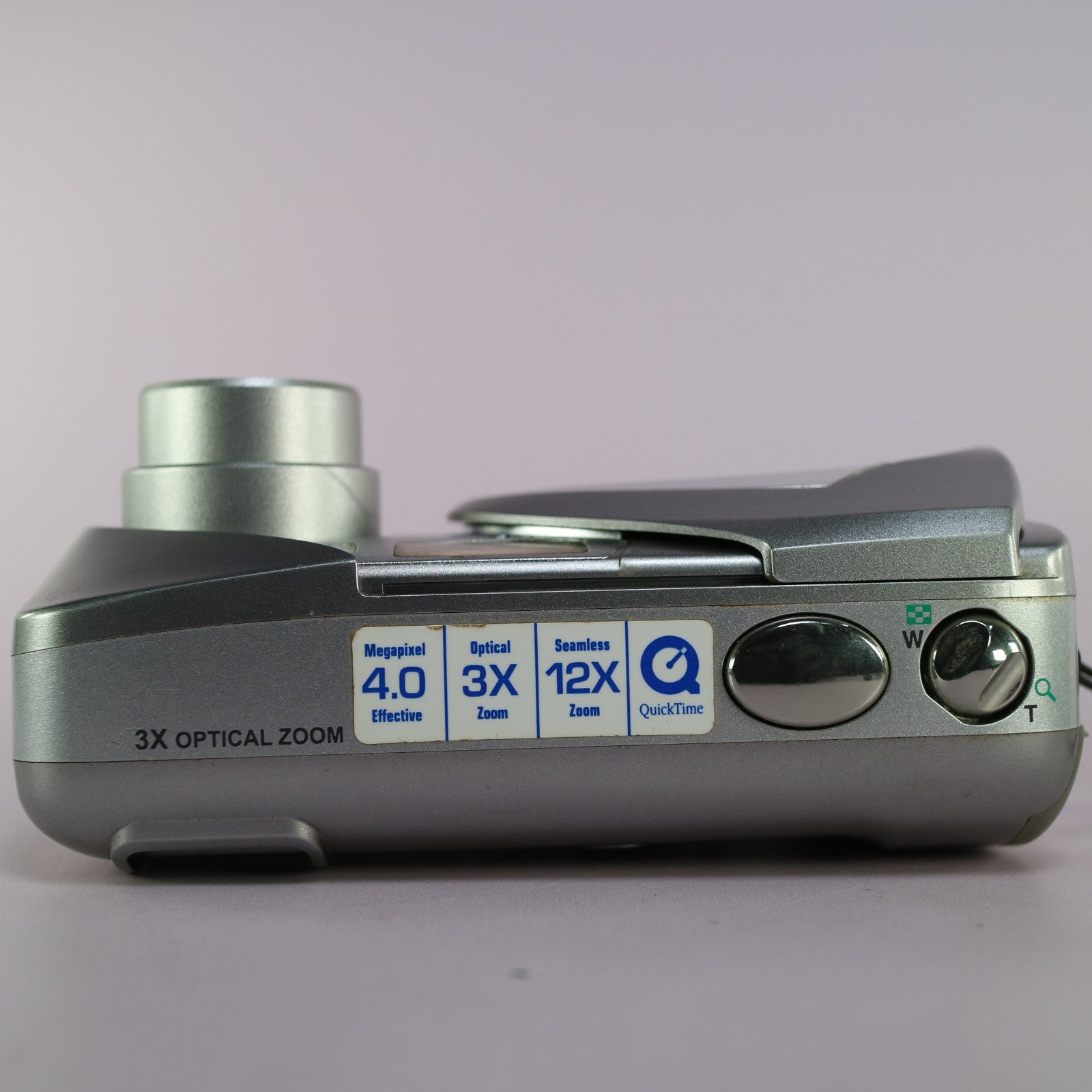 Olympus Digital Camera Camedia C-460 Zoom Del Sol 4.0MP Silver Tested
