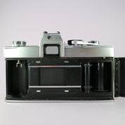 Minolta SR-7 35mm Film SLR Camera Silver w/ MD Rokkor 75-200mm f/4.5 Lens Tested