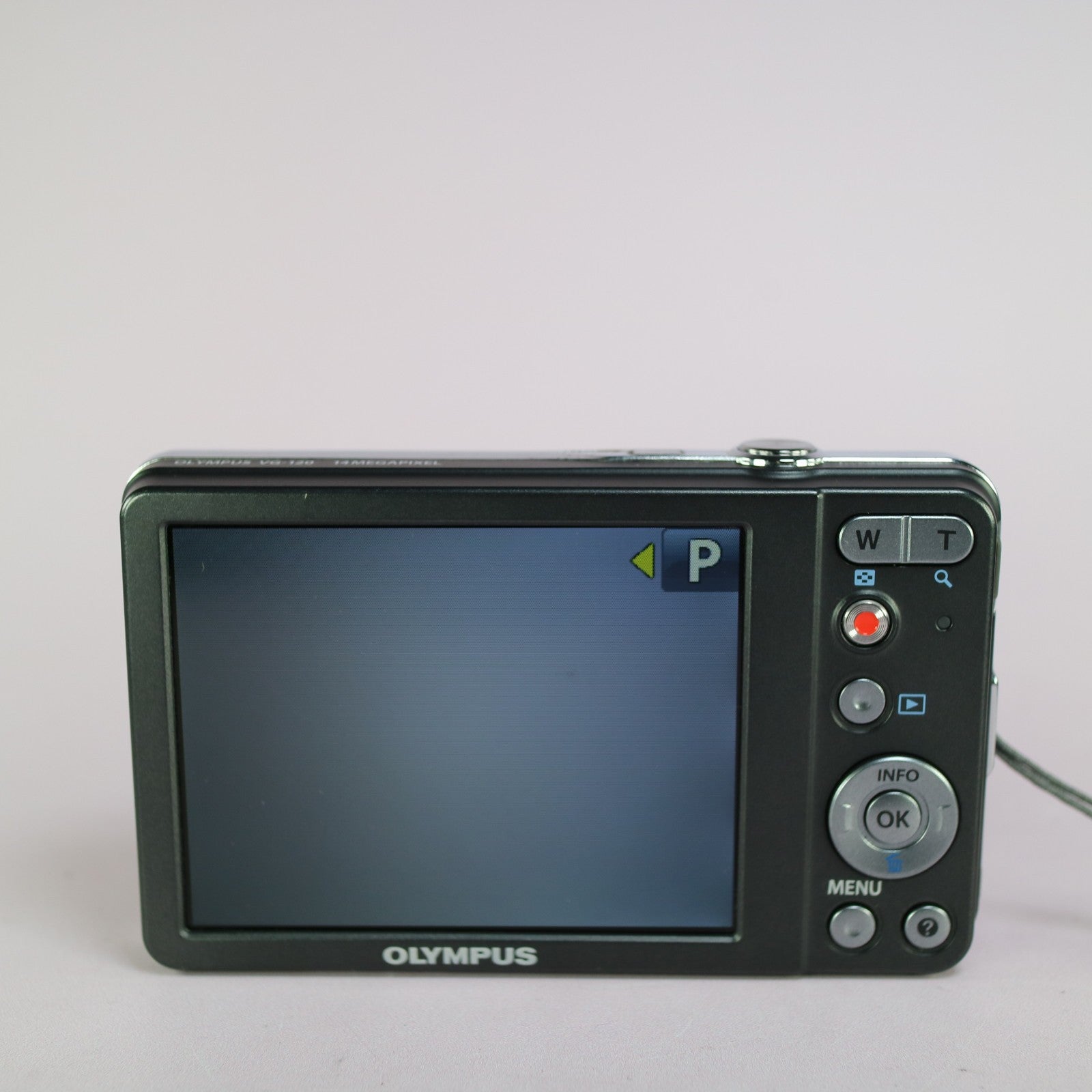 Olympus Digital Camera VG-120 14.0MP Black Tested Full Working Set
