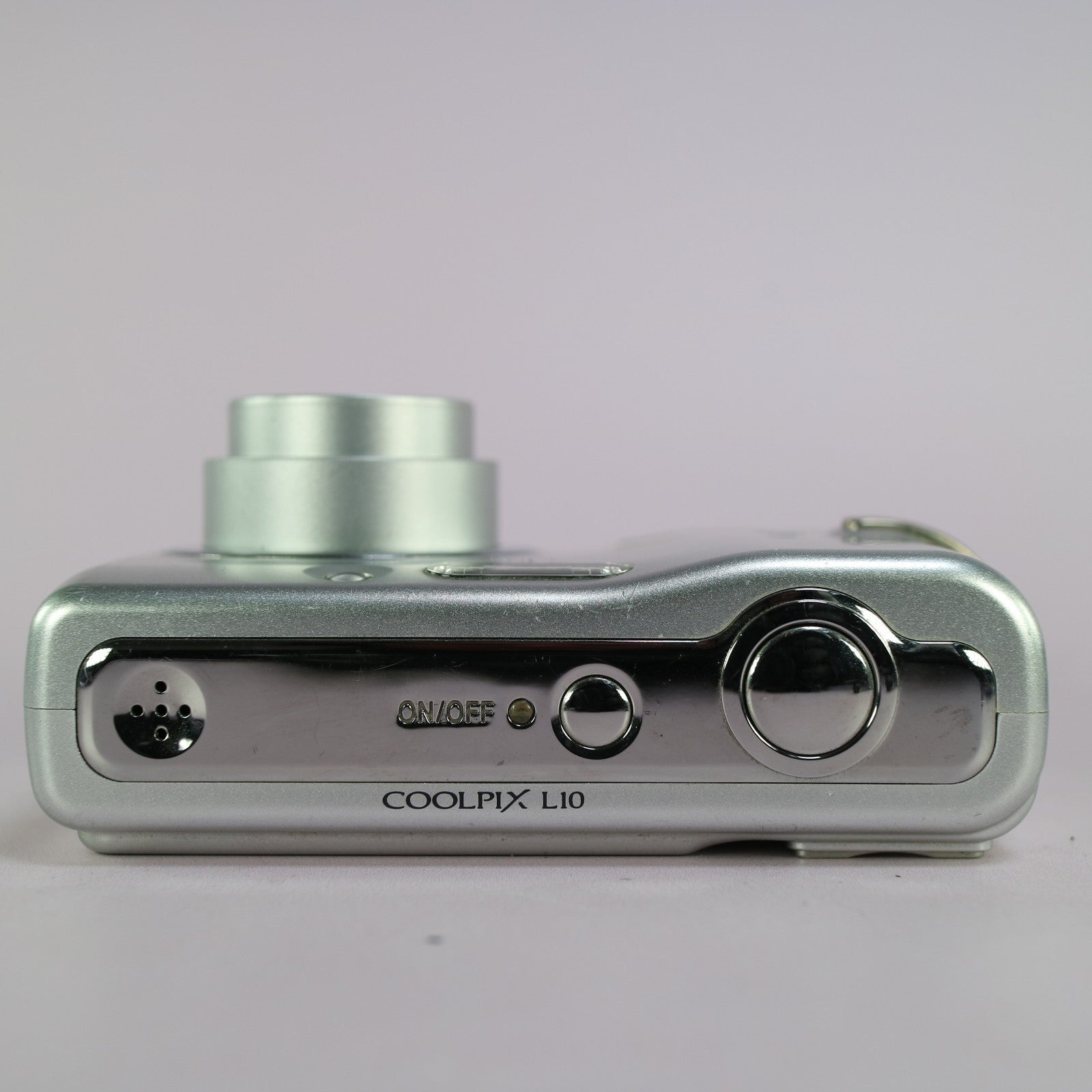 Nikon Digital Camera Coolpix L10 5.0MP Silver Tested