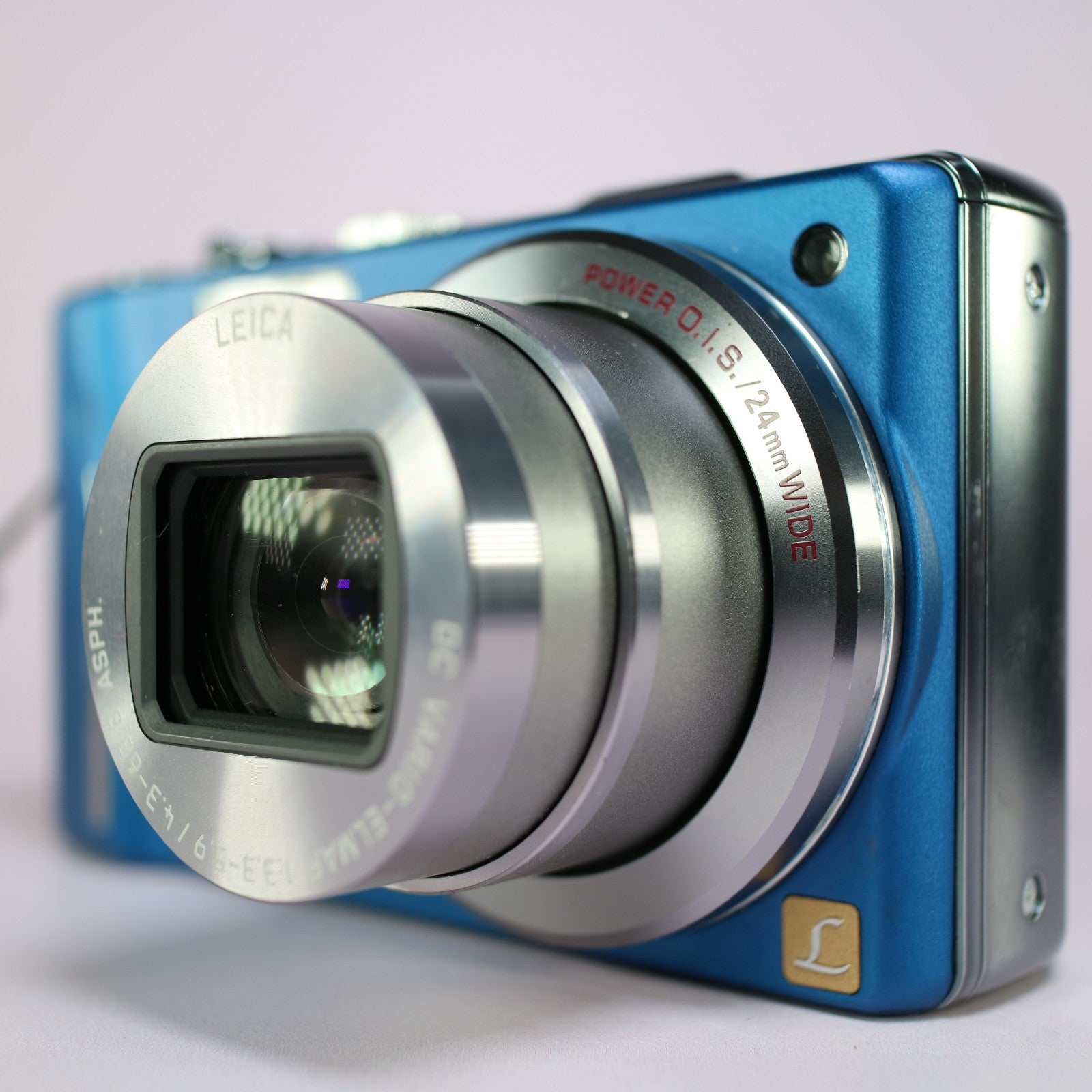 Panasonic Digital Camera Lumix DMC-TZ20 14.1MP Blue Tested Full Working Set