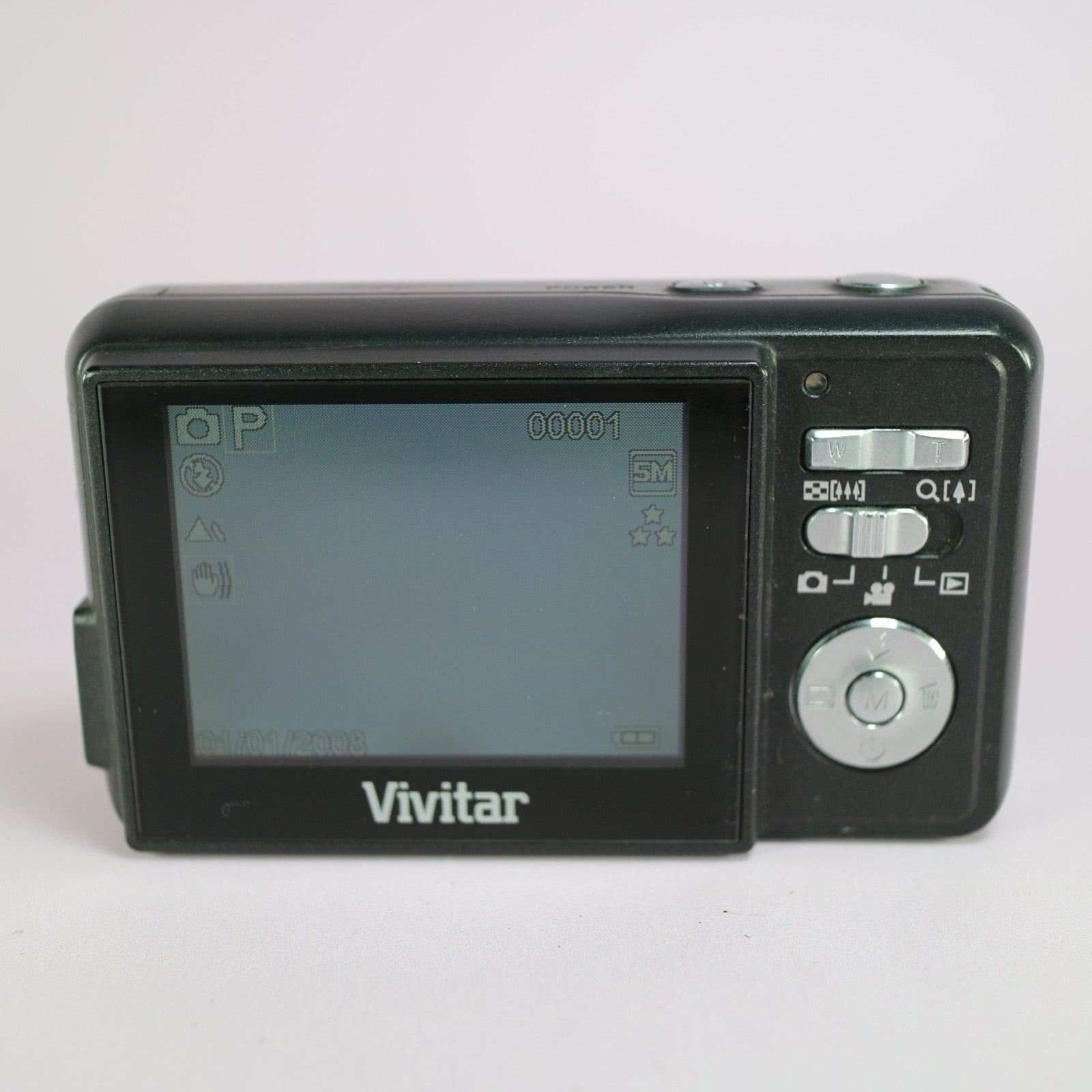 Vivitar Digital Camera Vivicam 7690 7.1MP Black Tested