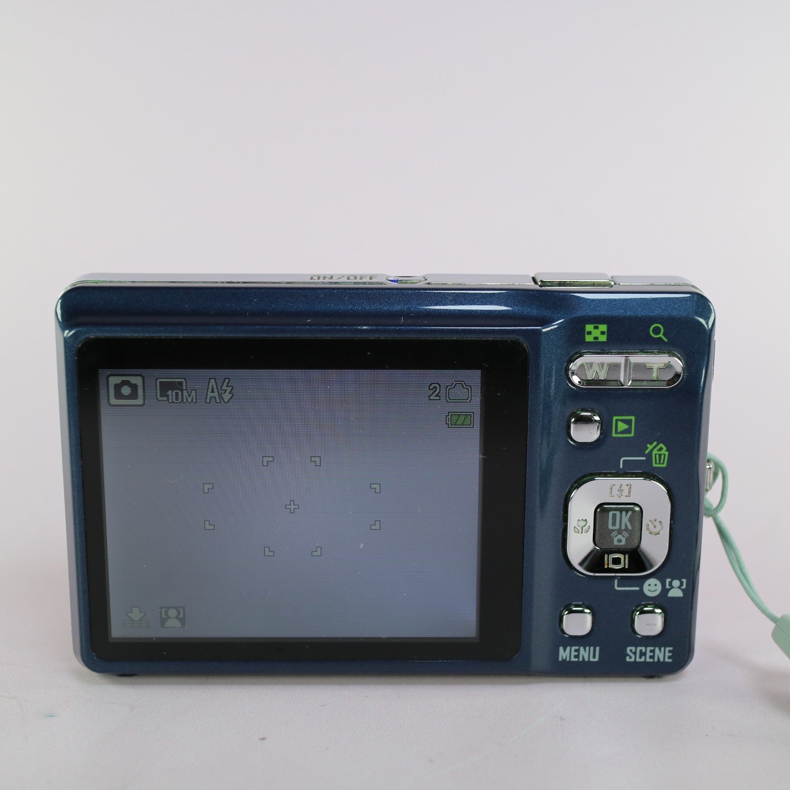 Praktica Luxmedia 10-23 10.0MP Digital Camera Blue Tested Full Working Set
