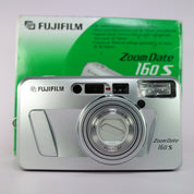 Fujifilm Zoom Date 160S 35mm Film Point and Shoot Camera Silver Tested