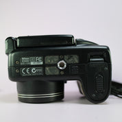Nikon Digital Camera Coolpix 5000 5.1MP Flip Screen Black Tested Full Set