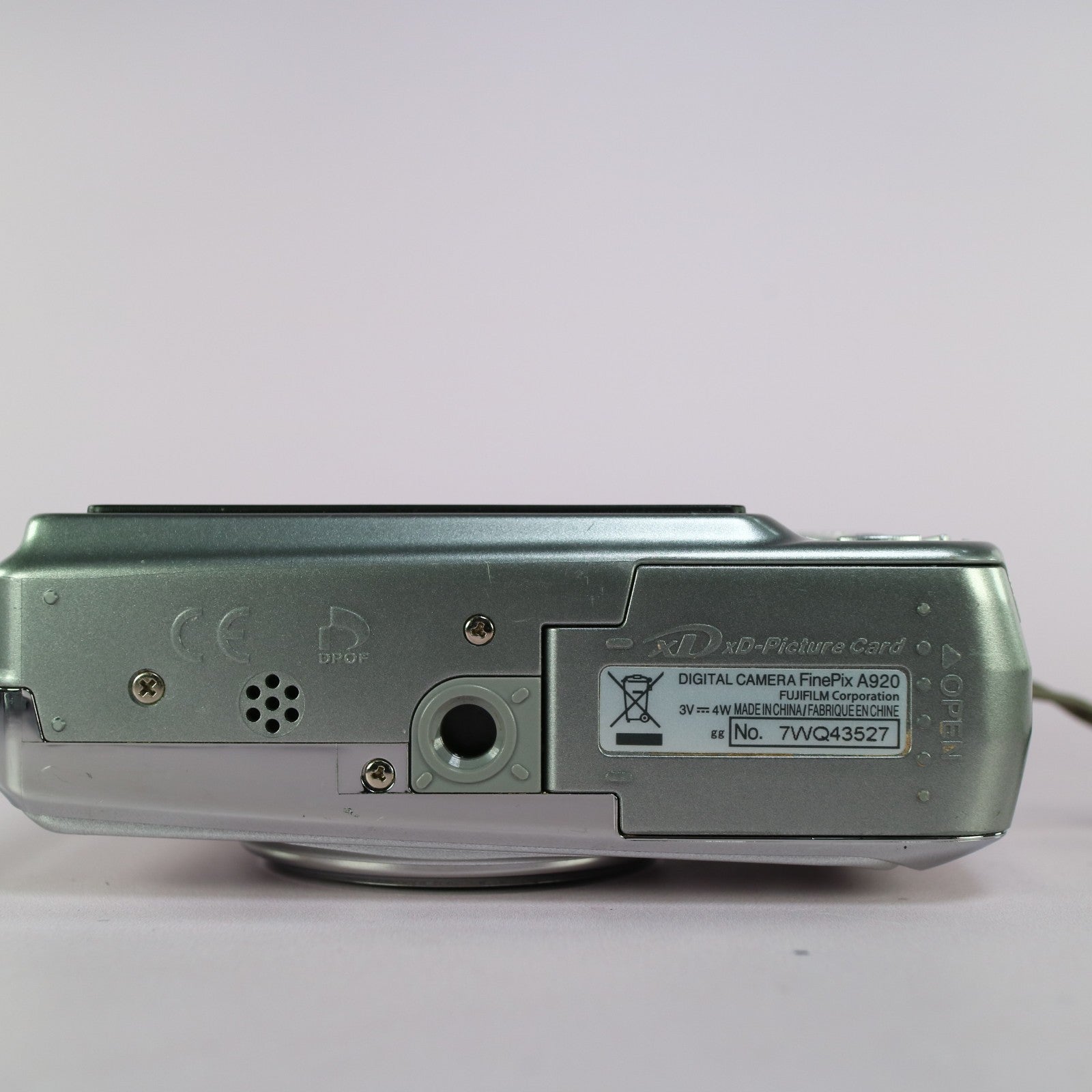 Fujifilm Digital Camera FinePix A920 9.0MP Silver Tested *Read*