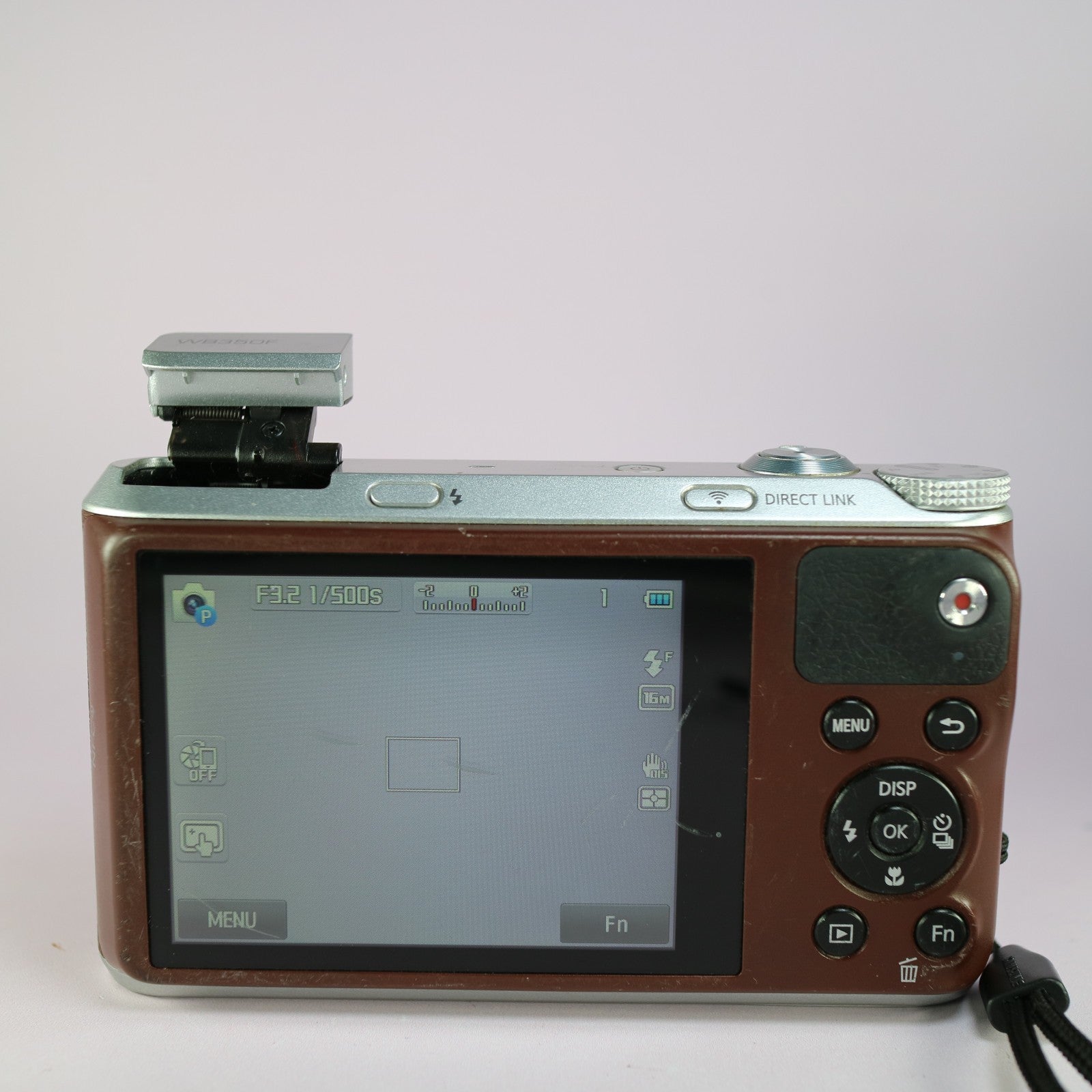 Samsung Digital Camera WiFi WB350F 16.3MP Brown Tested Full Set