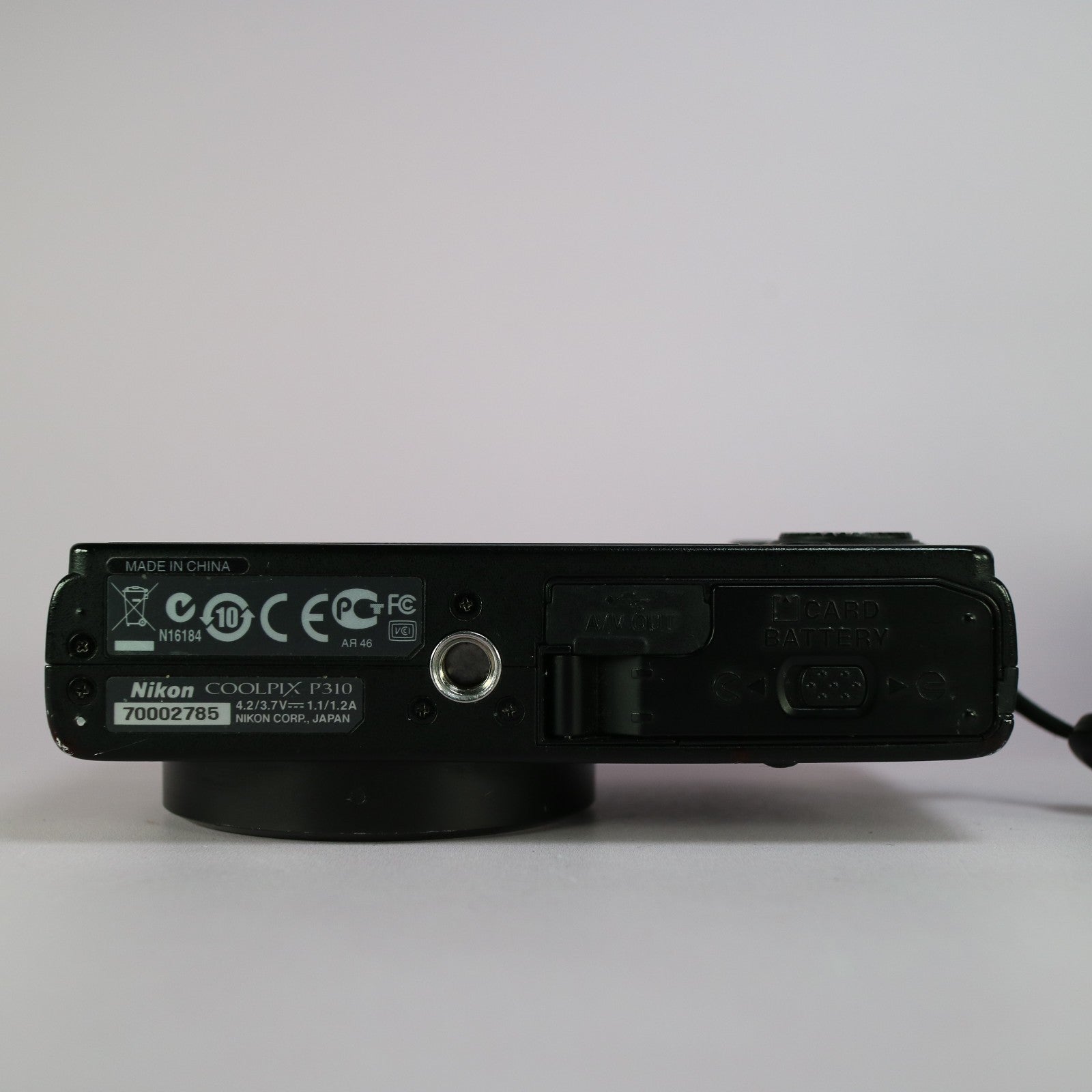 Nikon Digital Camera Coolpix P310 16.1MP Black Tested Full Working Set