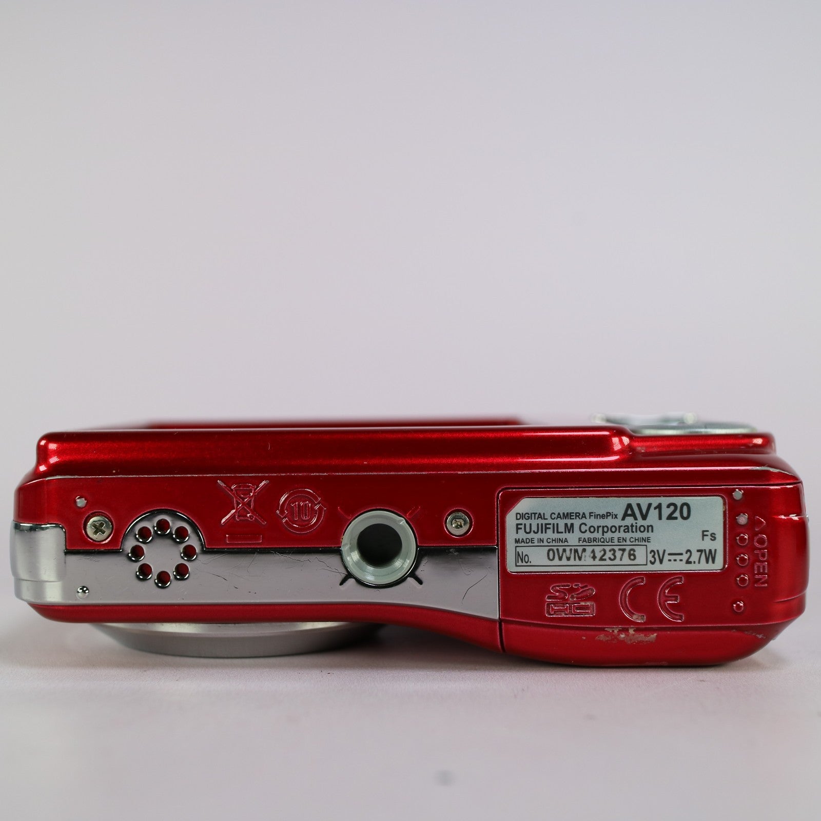 Fujiflm Digital Camera FinePix AV120 12.0MP Red Tested
