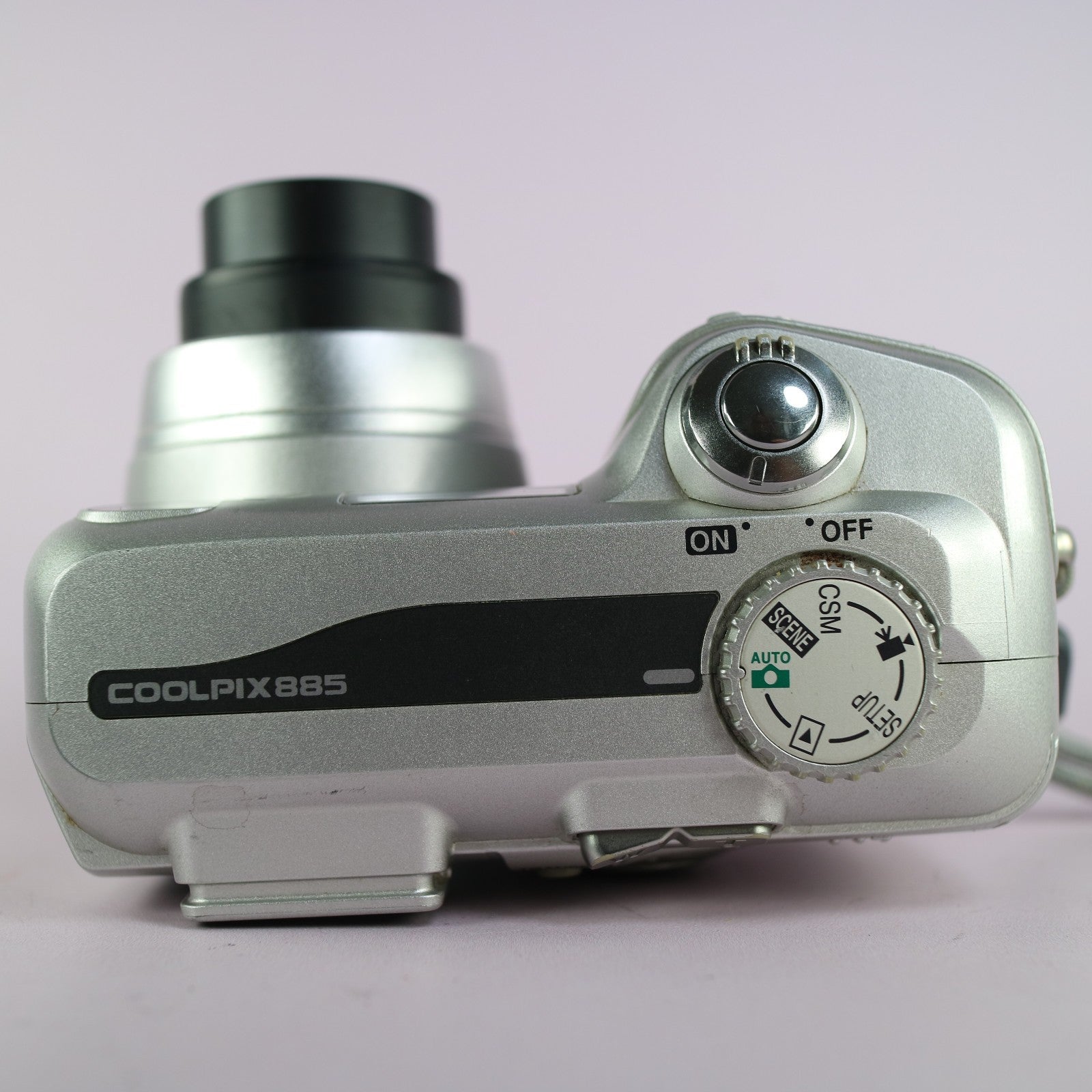 Nikon Digital Camera Coolpix 885 3.2MP Silver Tested