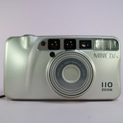 Minolta 110 Zoom 35mm Film Point and Shoot Camera Silver Tested