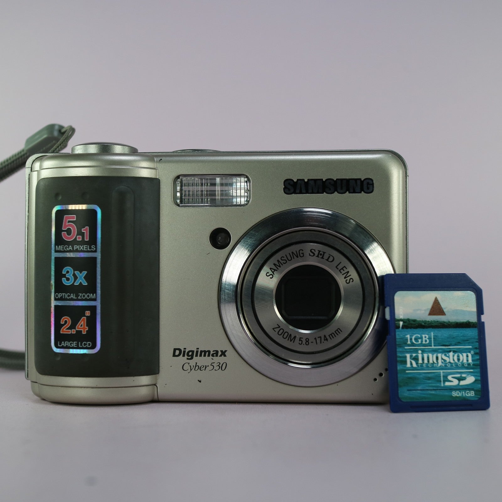 Samsung Digital Camera Cyber 530 5.1MP Silver Tested