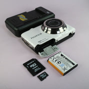 Fujifilm Digital Camera FinePix JV500 14.0MP White Tested Full Working Set