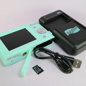 48.0MP Unbranded Compact Digital Camera Green Tested With Charger