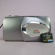 Olympus Digital Camera Camedia C-460 Zoom 4.0MP Silver Tested With xD Card