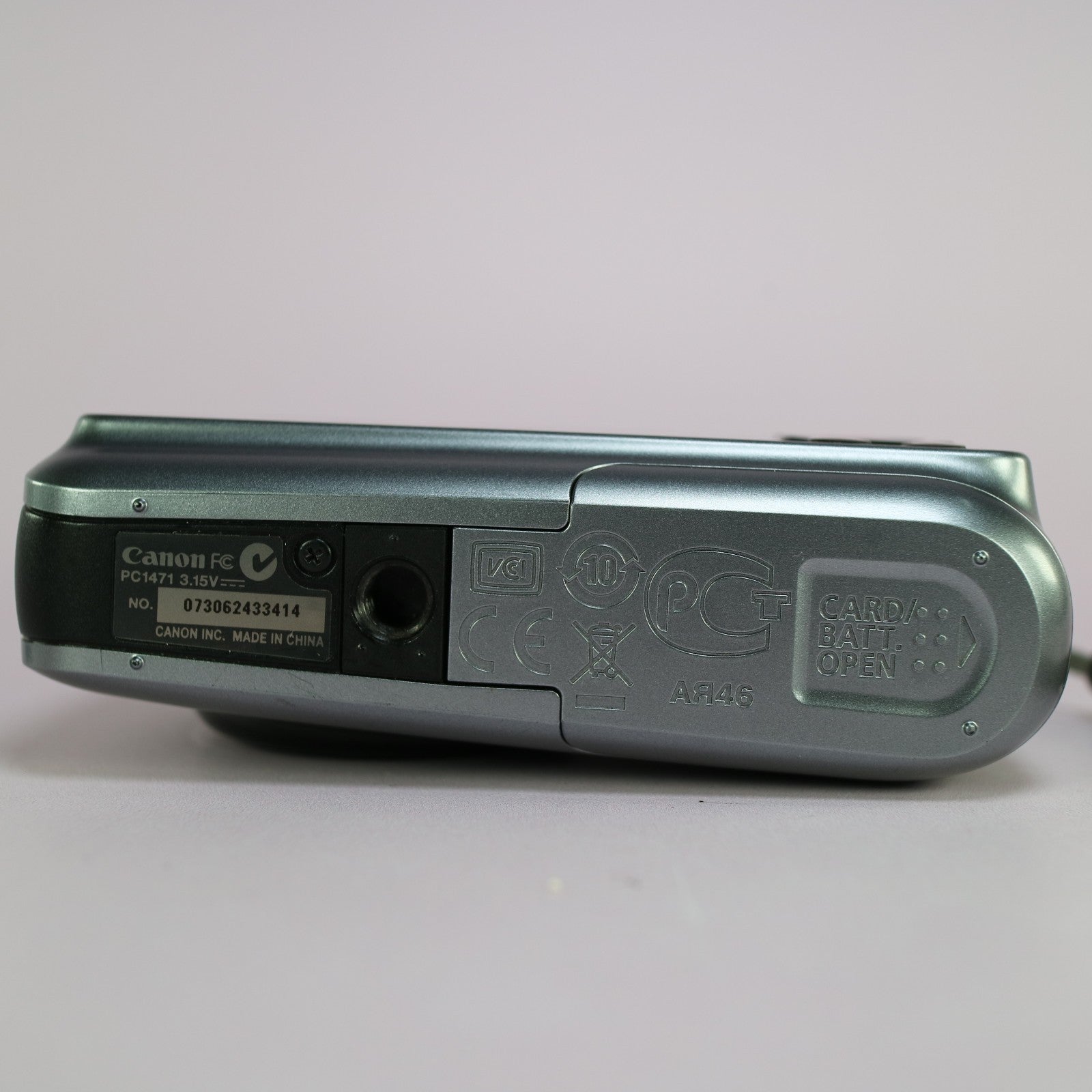Canon Digital Camera PowerShot A490 10.0MP Silver Tested