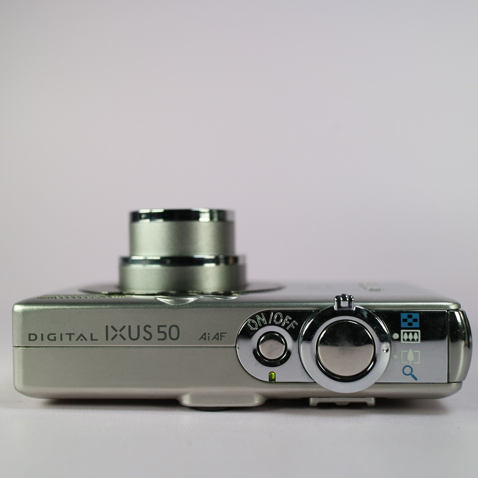 Canon Digital Camera IXUS 50 PowerShot SD400 5.0MP Silver Tested Full Set