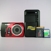 Kodak Digital Camera EasyShare M531 12.0MP Red Tested Full Working Set