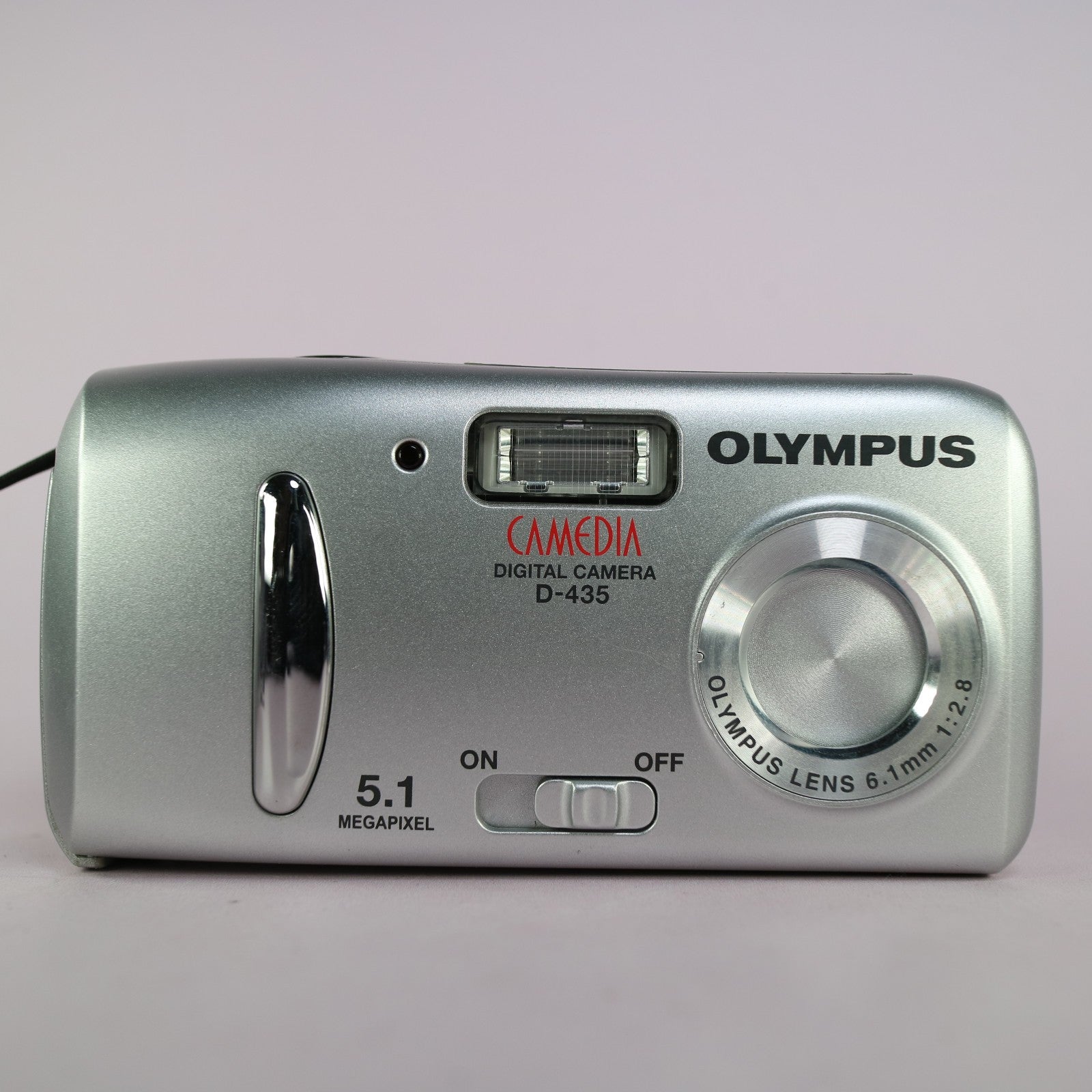 Olympus Camedia D-435 5.1MP Compact Digital Camera Silver Tested
