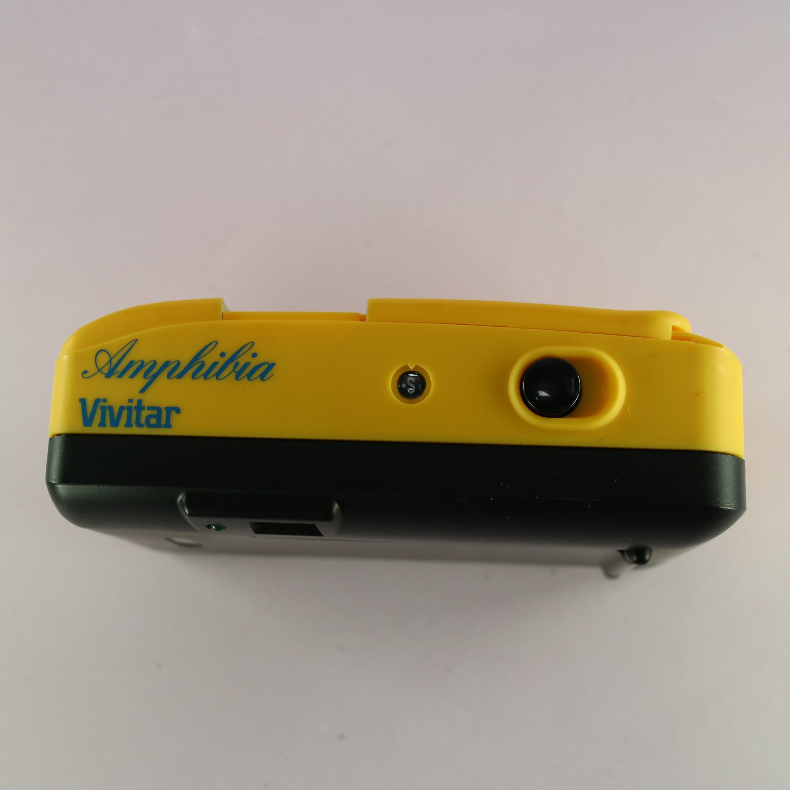 Vivitar Amphibia 35mm Film Point & Shoot Camera Yellow Tested w/ Underwater Case
