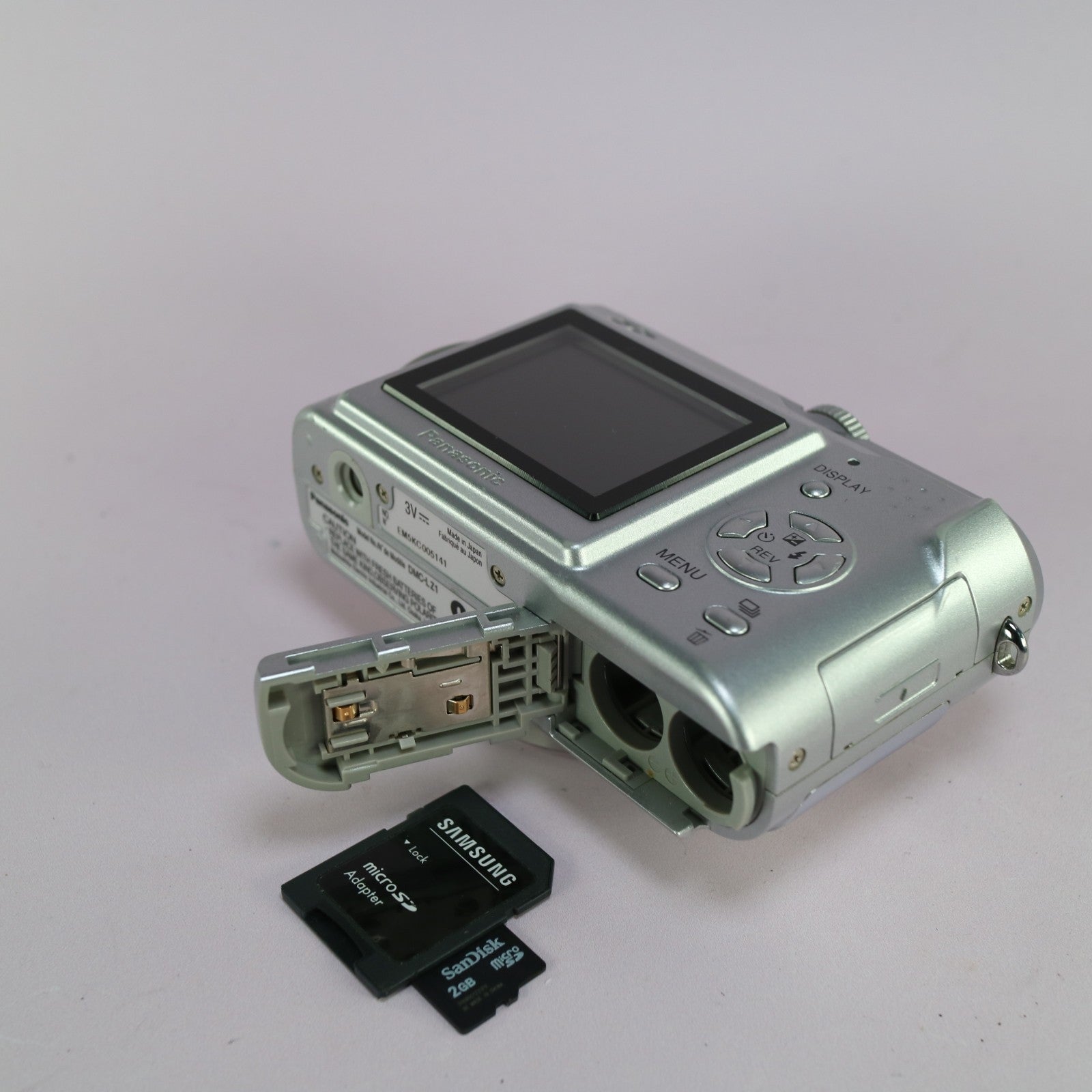 Panasonic Digital Camera Lumix DMC-LZ1 4.0MP Silver Tested