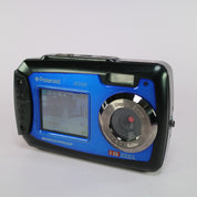 Polaroid Digital Camera iE090 18.0MP Underwater Selfie Screen Blue Tested
