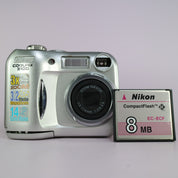 Nikon Digital Camera Coolpix 3100 3.2MP Silver Tested