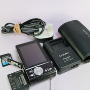 Panasonic Lumix DMC-ZX1 12.1MP Digital Camera Black Tested Full Working Set