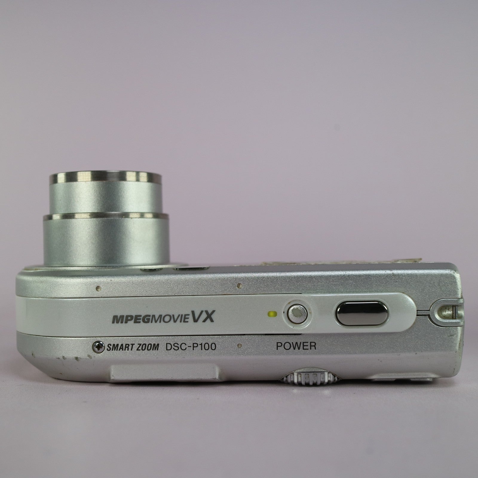 Sony Cybershot DSC-P100 5.1 MP Compact Digital Camera Silver Tested