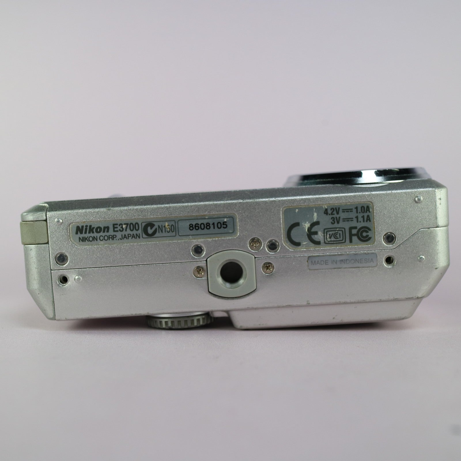Nikon Digital Camera Coolpix 3700 3.2MP Silver Tested Full Working Set