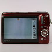 Casio Digital Camera Exilim EX-S880 8.1MP Red Tested Full Working Set