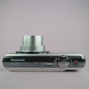 Panasonic Digital Camera Lumix DMC-FS11 14.1MP Silver Tested Full Working Set