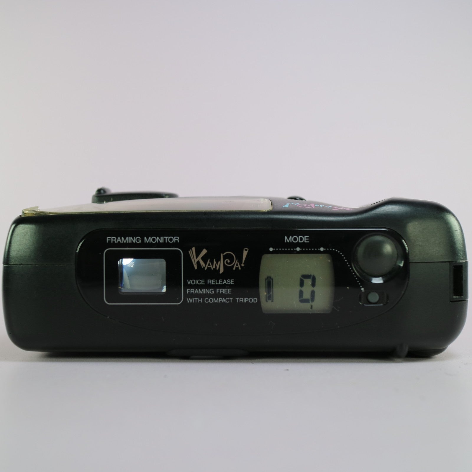 Konica Kanpai 35mm Sound Acitvated Film Point and Shoot Camera Black Tested