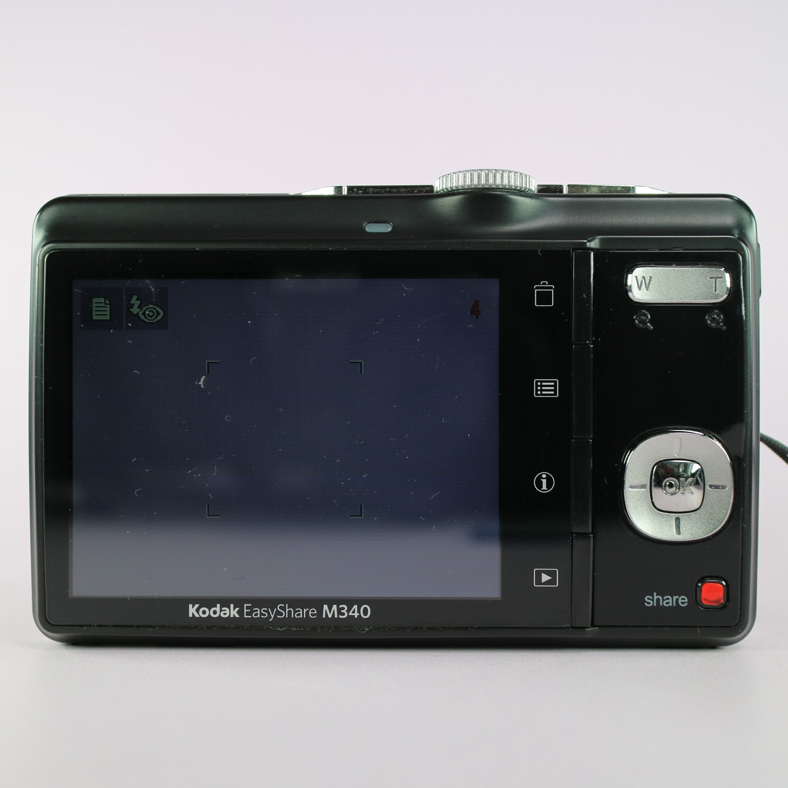 Kodak Digital Camera EasyShare M340 10.2MP Black Tested Full Working Set
