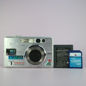 Vivitar Vivicam X30 10.1MP Digital Camera Silver Tested With Battery + SD Card