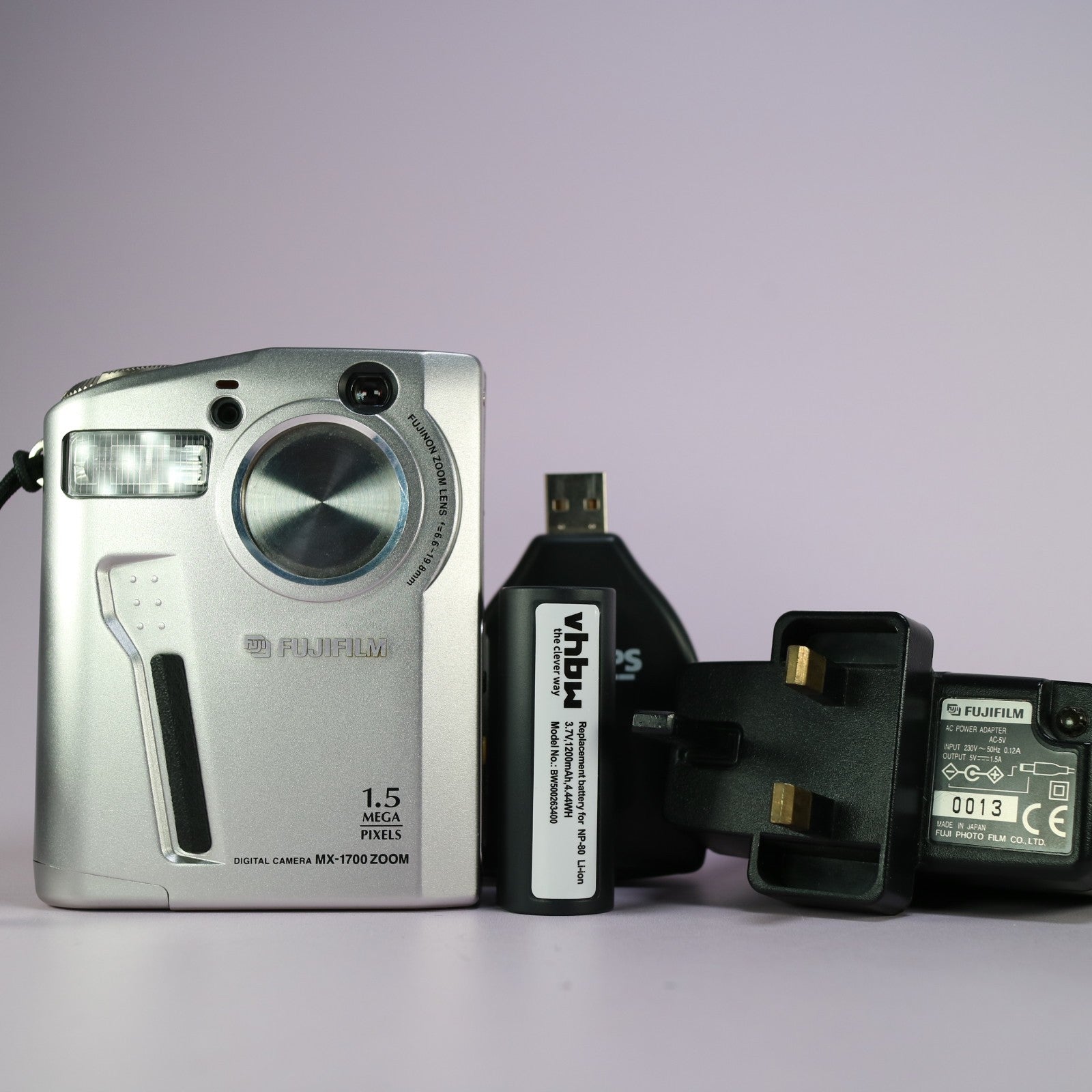 Fujifilm MX-1700 1.5MP Compact Digital Camera Silver Tested