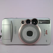 Canon Sure Shot 80u 35mm Film Point and Shoot Camera Silver Tested
