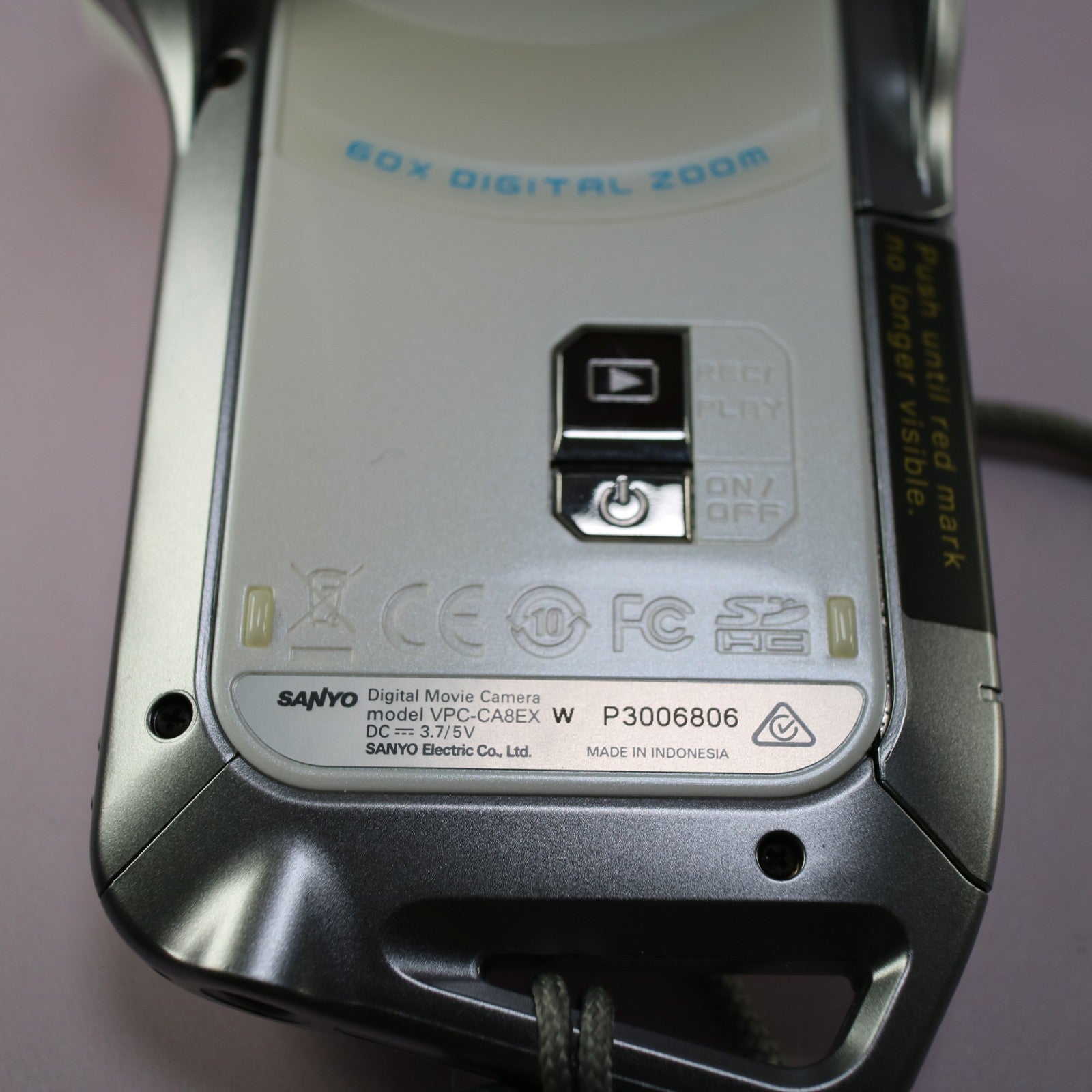 Sanyo Xacti VPC-CA8 8.0MP Underwater Digital Video Recorder White Tested FullSet