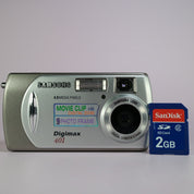 Samsung Digital Camera Digimax 401 4.0MP Silver Tested