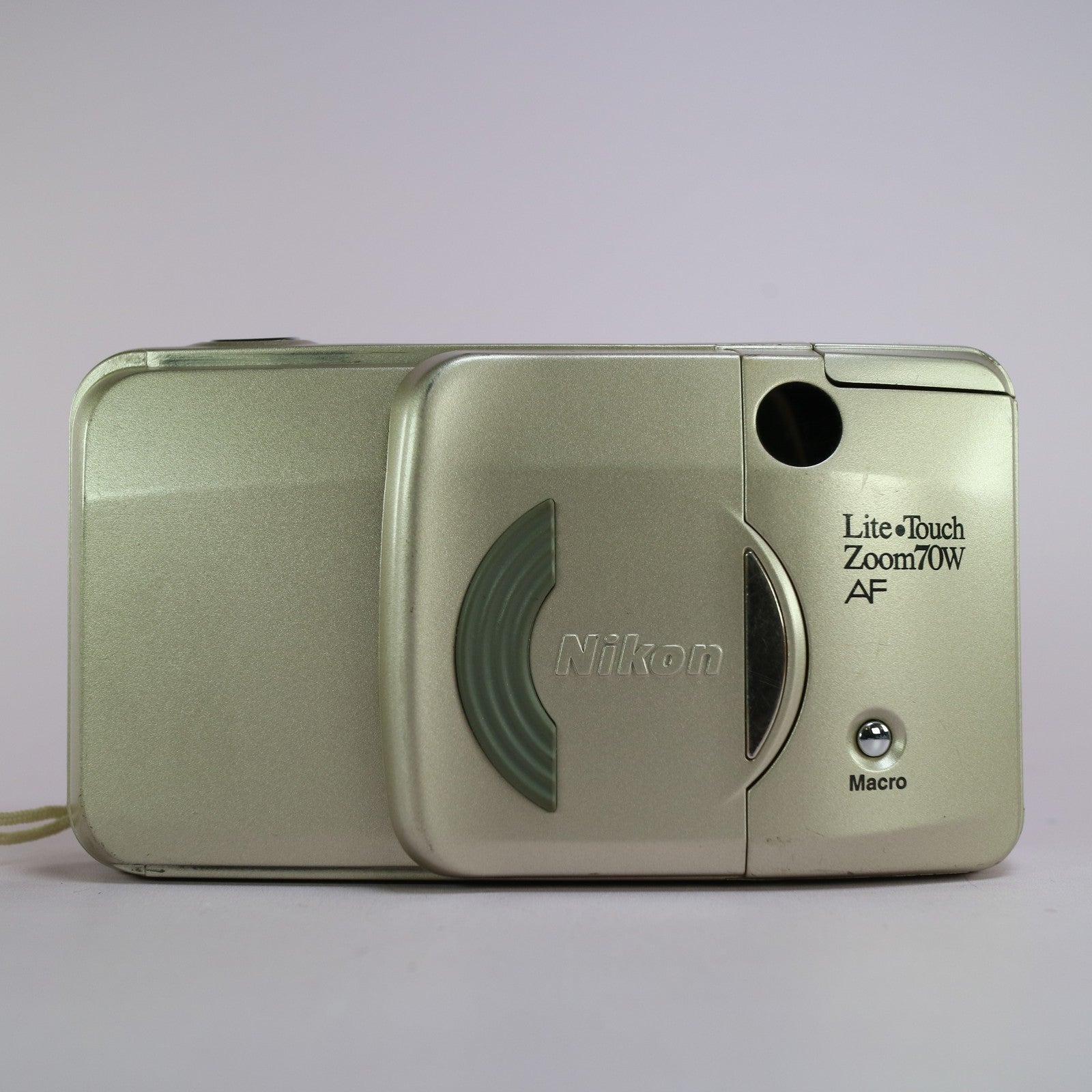 Nikon Lite Touch Zoom 70W 35mm Film Point And Shoot Camera Silver Tested