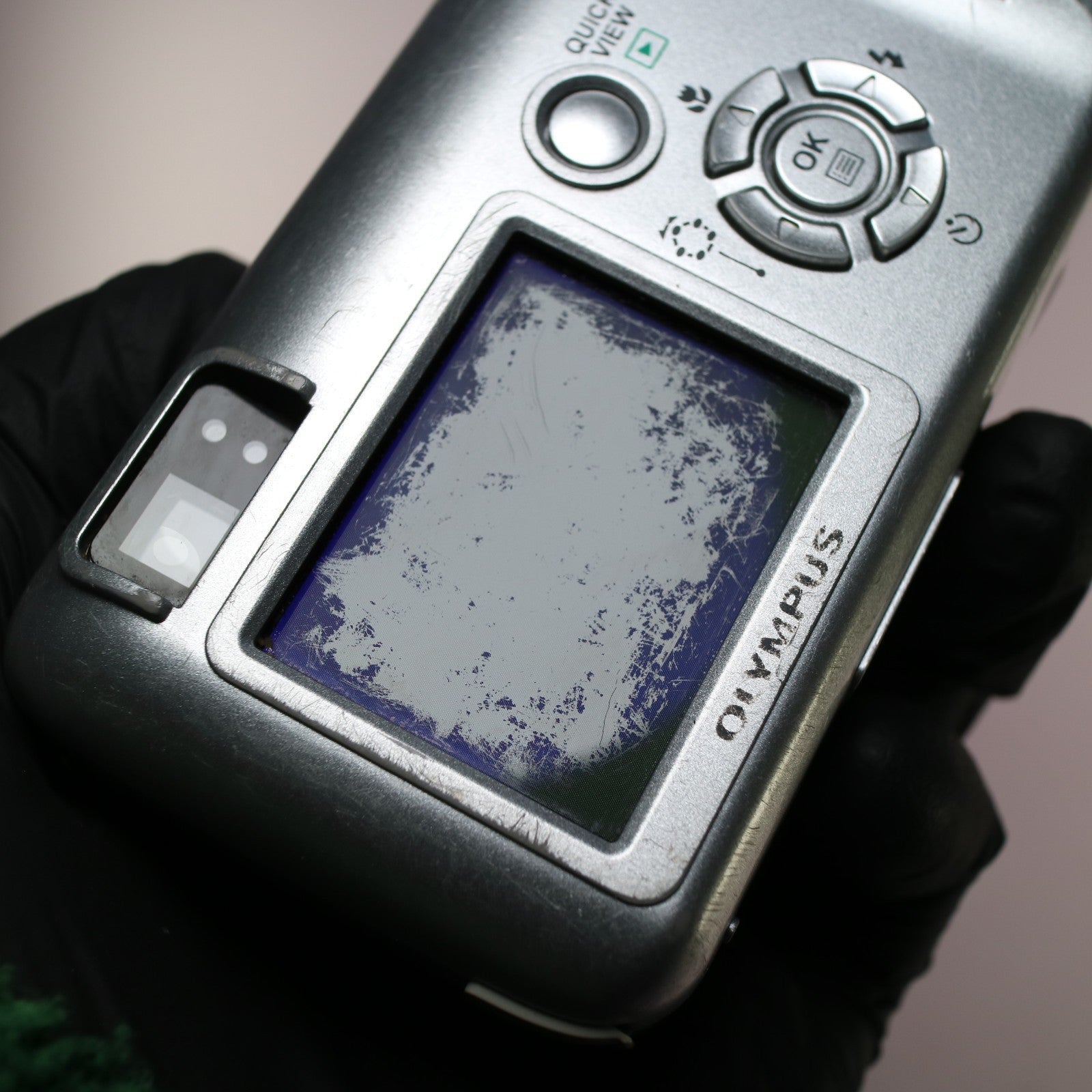 Olympus Digital Camera Camedia C-460 Zoom Del Sol 4.0MP Silver Tested W/ xD Card