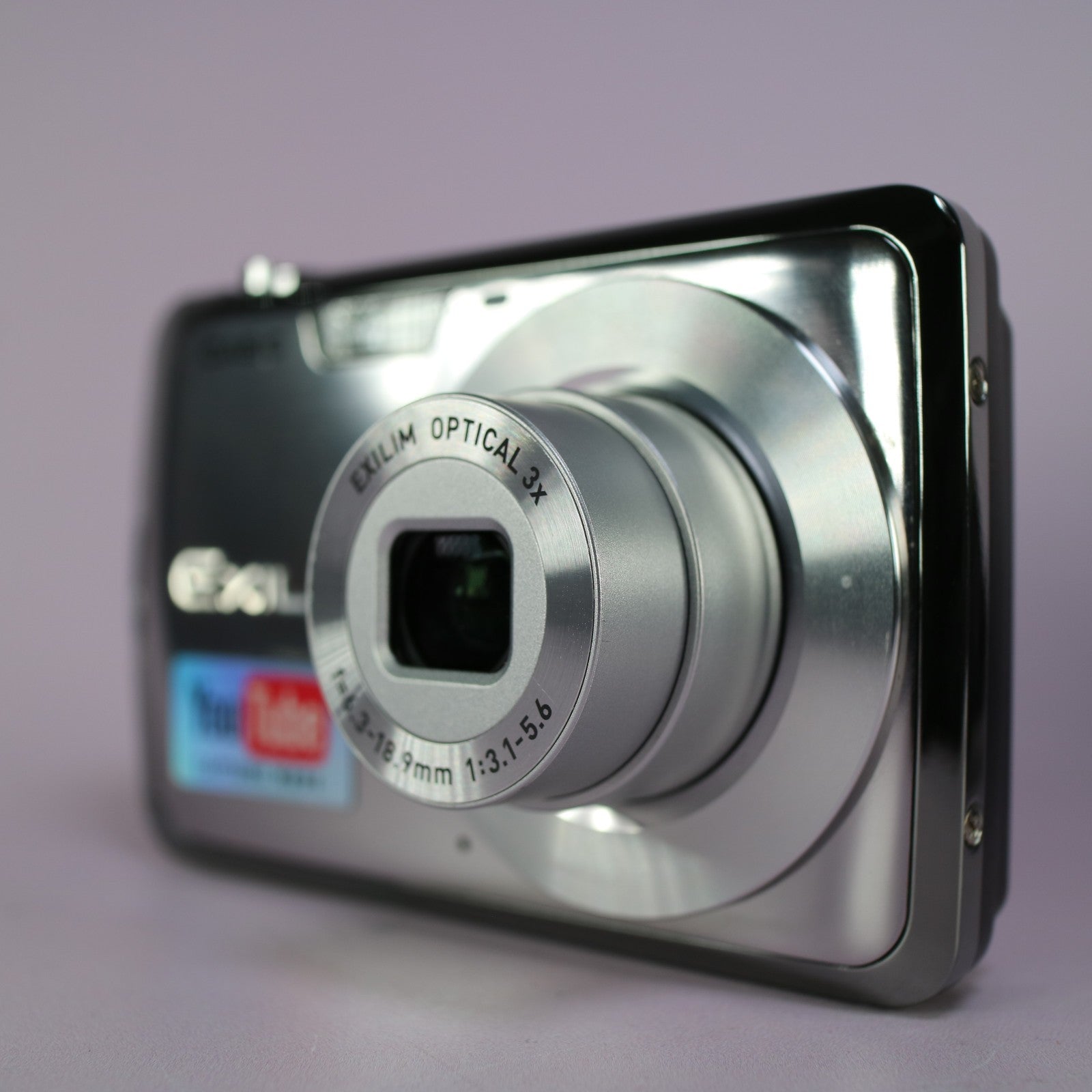 Casio Digital Camera Exilim EX-S6 12.1MP Silver Tested Full Working Set