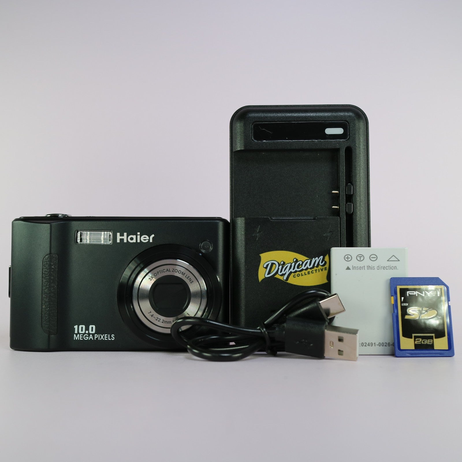 Haier Digital Camera MA5B 10.0MP Black Tested Full Working Set
